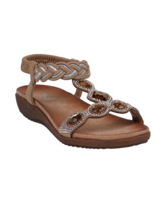 Women's Victoria Jeweled Flat Sandals