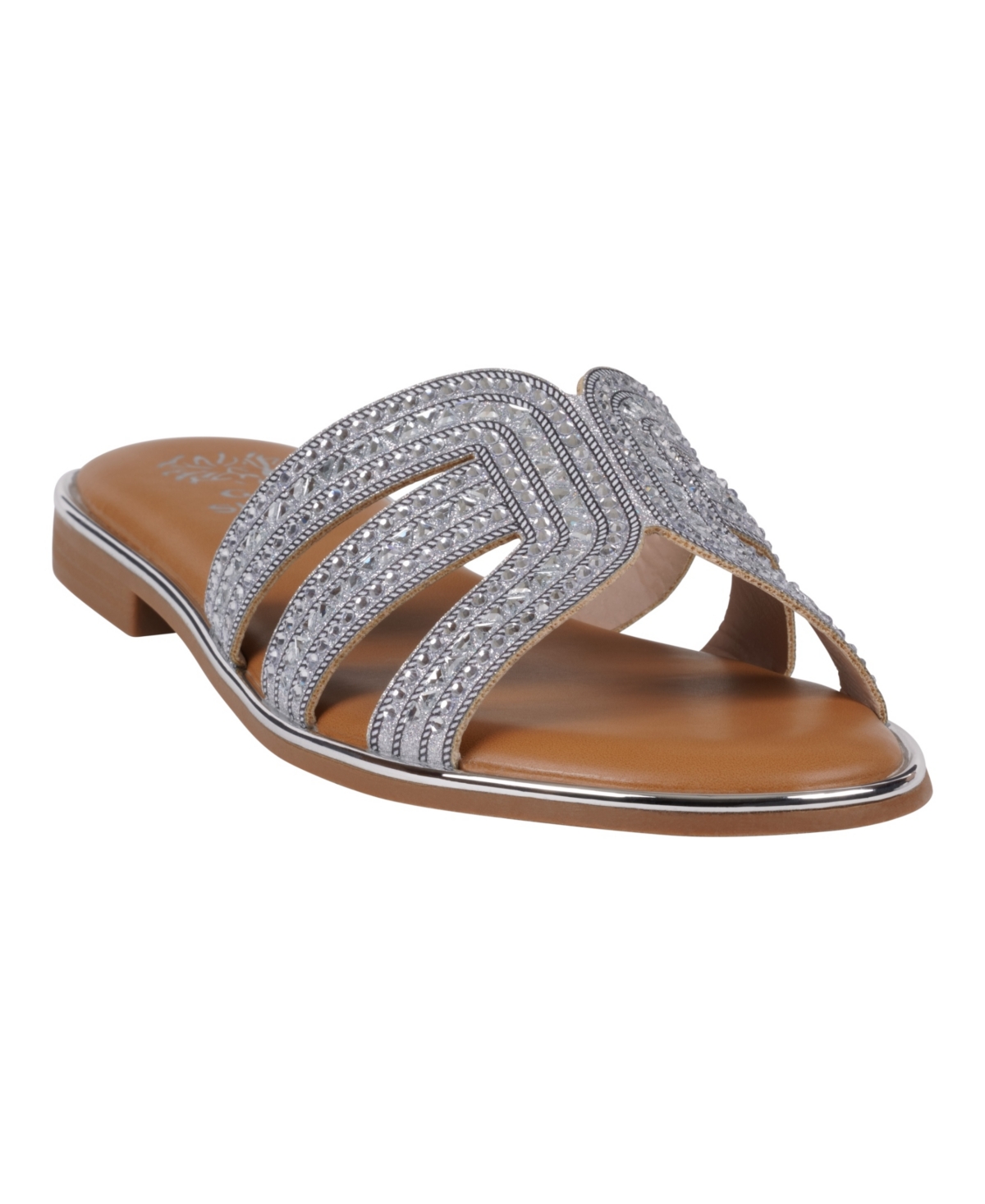Women's Clara Embellished Flat Sandals - Gold