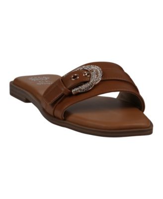 Women's Kenna Embellished Buckle Flat Sandals