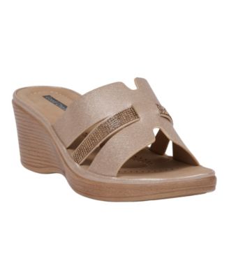 Women's Frances Embellished Wedge Sandals