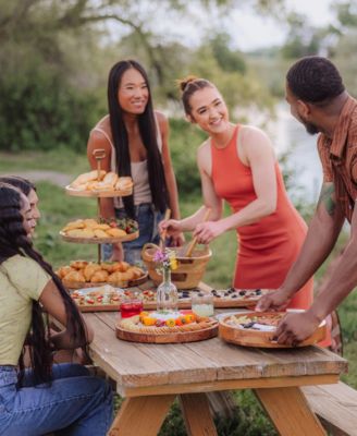 Beetlejuice Sandworm Barista Serving Tray with Glass Insert
