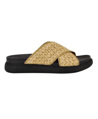 Women's Pacen Woven Crisscross Flat Sandals