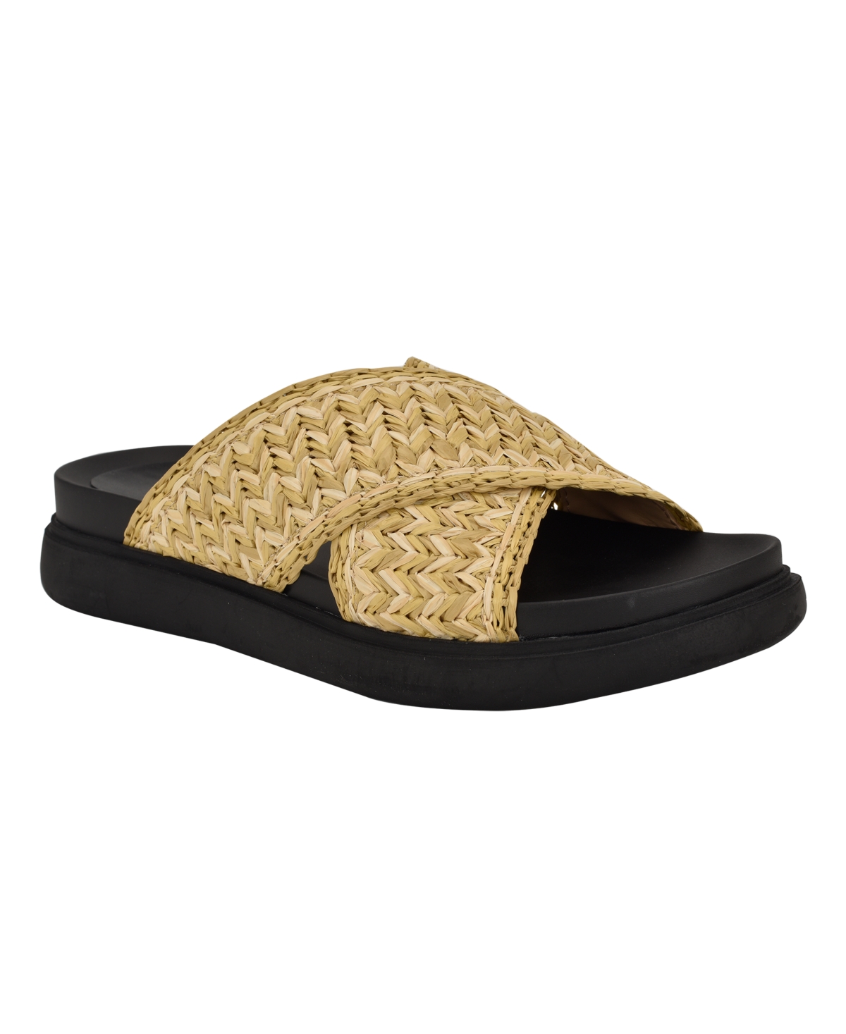Calvin Klein Pacen Slide Sandal In Neutral