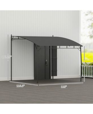 10' x 10' Pergola, UV-Resist Outdoor Canopy Shelter,