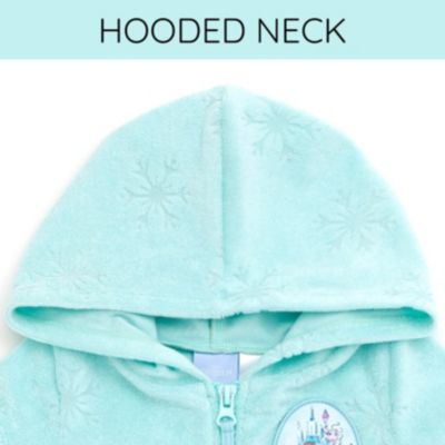 Toddler Girls Disney Loop Terry Cloth Hooded Zip Up Swim Cover