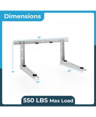 Mini Split Wall Mounting Bracket for 12000-24000 BTU Universal Ductless AC