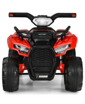 6V Kids Electric ATV Quad Bike with LED Lights and MP3 Player