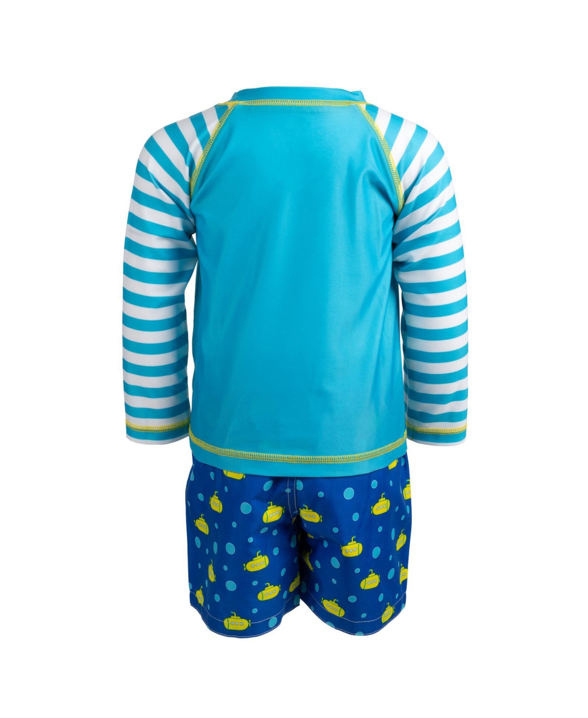 CoComelon Toddler Boys Jj Rash Guard and Swim Trunks Outfit Set