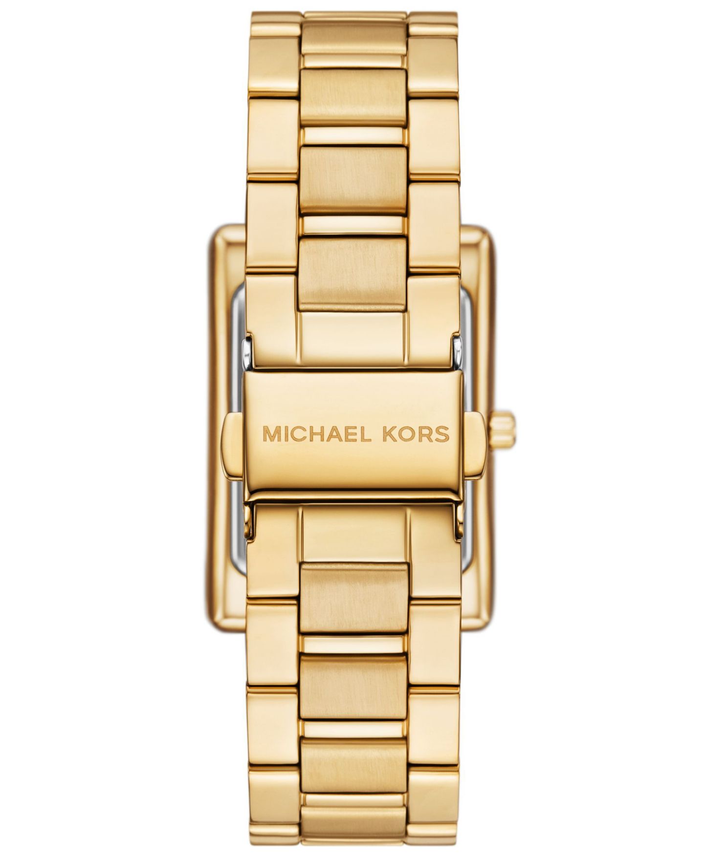 Женские часы Michael Kors Essex Gold-Tone Stainless Steel Watch, 26x36mm — фото 3
