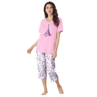 Women's Dreams and Co. 2-Piece Capri PJ Set