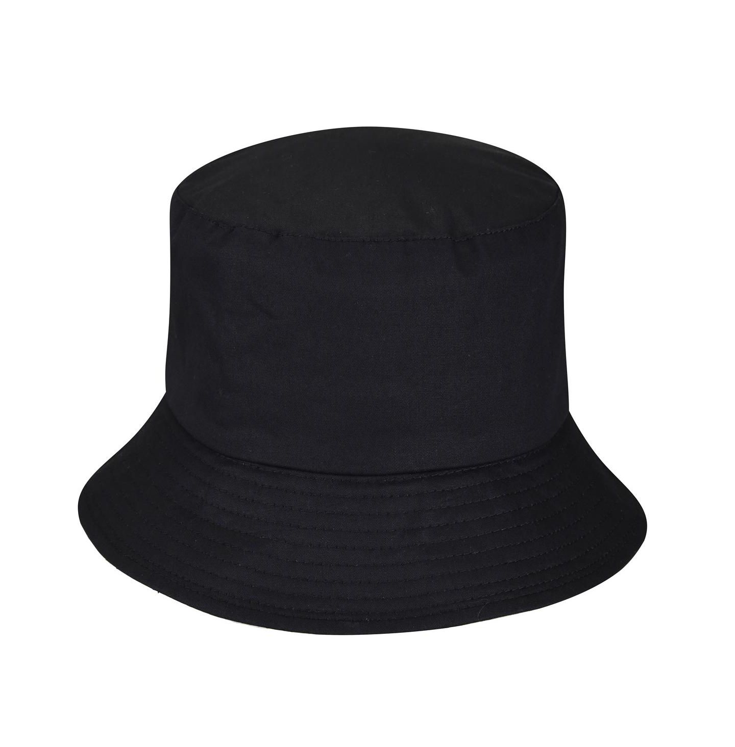 Мужская панама Kangol Cotton Bucket Hat, цвет: Чёрный — фото 2