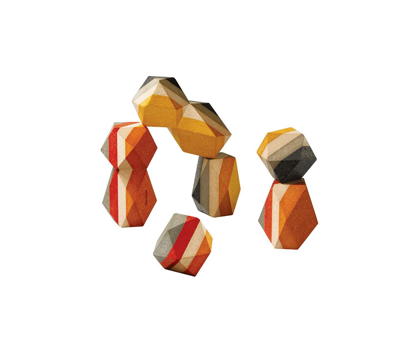 Детский конструктор PlanToys Geo Stacking Rock — фото 1