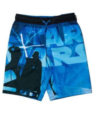 Boys Yoda 3 Pack Swim Trunks Bathing Suits