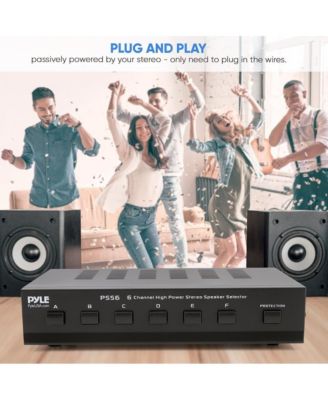 6-Channel High Power Stereo Speaker Selector - PSS6