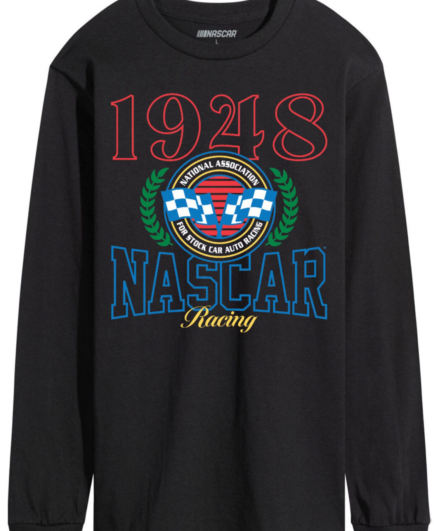 Мужская футболка AIRWAVES NASCAR 1948 Long Sleeve, цвет: Чёрный — фото 3