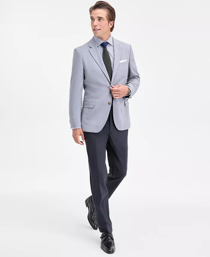Men's Modern-Fit Active Stretch Solid Blazer - thumbnail 10