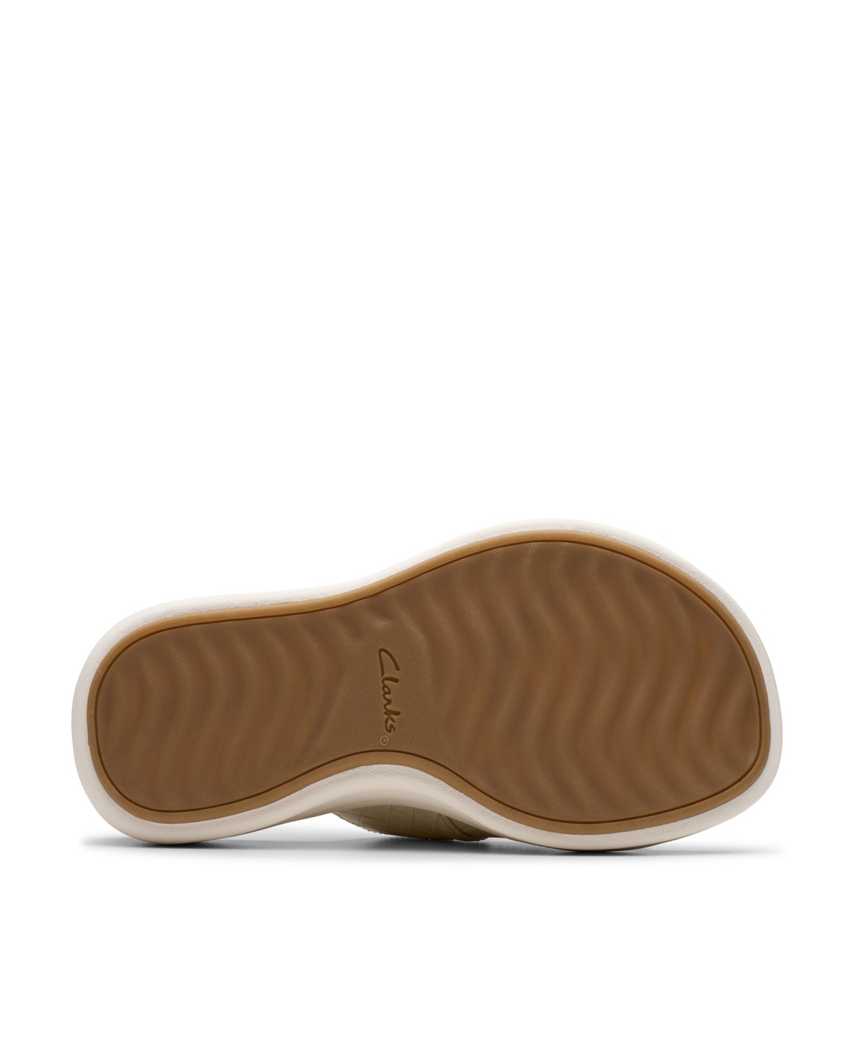 Shop Clarks Women's Drift Buckle Slip-on Slide Wedge Sandals In Cream