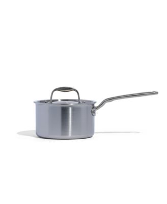 Stainless Steel Clad 2-Quart Saucepan with Lid