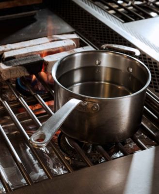 Stainless Steel Clad 4-Quart Saucepan with Lid
