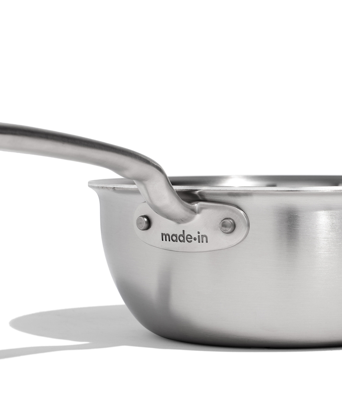 Made In Stainless Steel Clad 2-quart Saucier With Lid