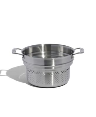 Stainless Steel Pasta Insert for 6-Quart Stock Pots