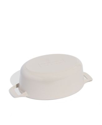 Enameled Cast Iron 7.5-Quarts Oval Dutch Oven with Lid