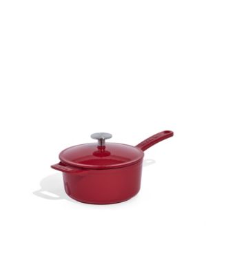 Enameled Cast Iron 2-Quarts Saucepan with Lid