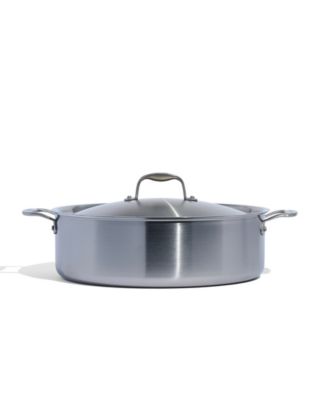 Stainless Steel Clad 10-Quart Rondeau with Lid