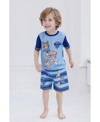 Toddler Boys UPF 50+ Rash Guard and Swim Trunks Outfit Set