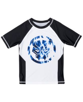 Little Boys Spider-Man Captain America Hulk Iron Man Pullover Rash Guard & Swim Trunks Outfit Set to