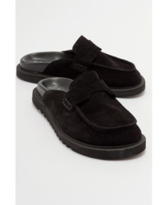 Laven Suede Leather Clogs