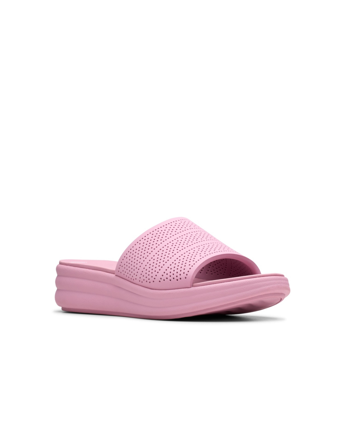 Clarks Cloudsteppers Women's Drift Twist Slip-on Flat Sandals In Purple Synthetic