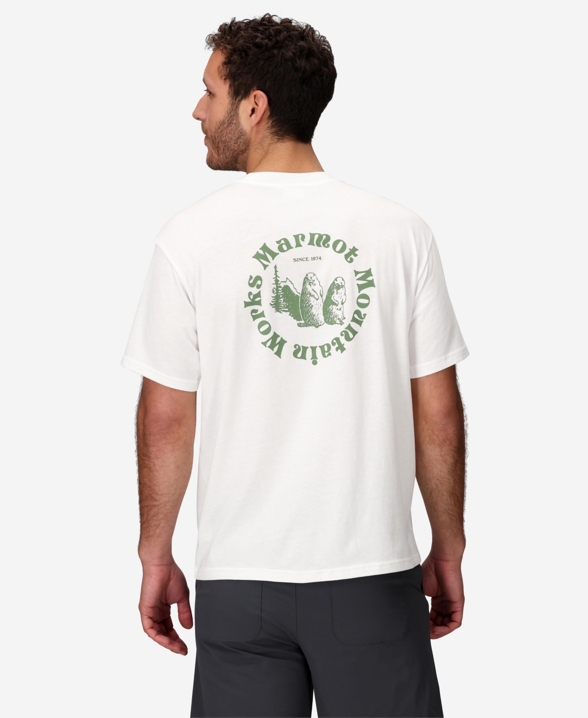 Marmot Men's Mmw Circle Short Sleeve T-shirt In White