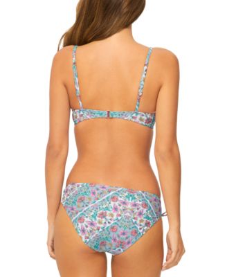 RAISINS JUNIORS MOONSHADOW UNDERWIRE BIKINI TOP SWEET SIDE TIE BIKINI BOTTOMS 