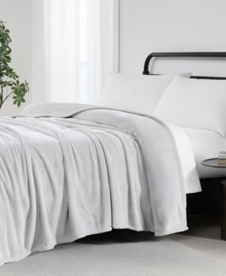 Lauren Ralph Lauren Micromink Plush Blanket - Macy's