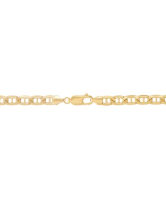 Lightweight Polished Mariner Link 24" Chain Necklace (5.5MM) in 14k Gold