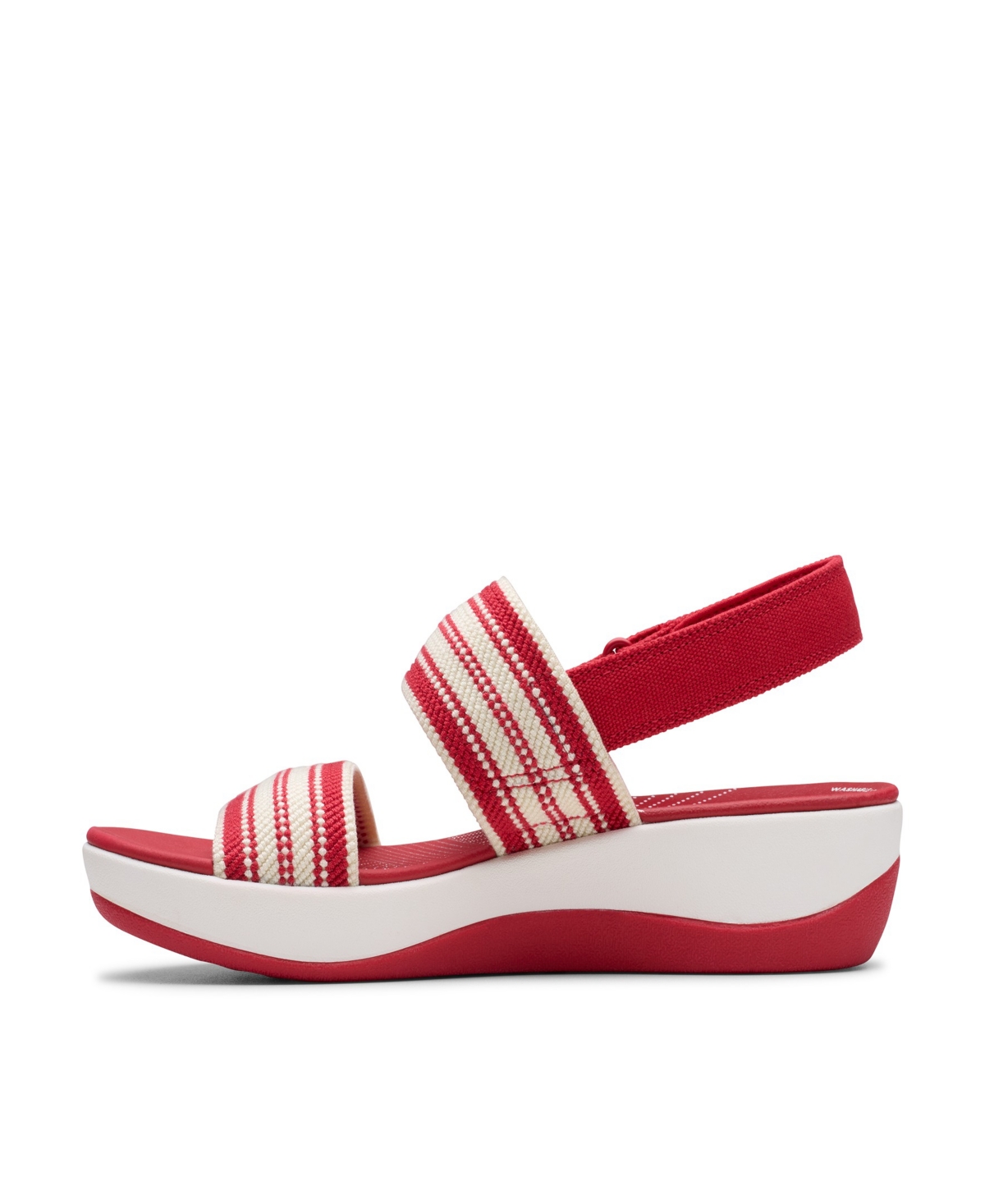 Clarks Arla Stroll In Cherry Textile