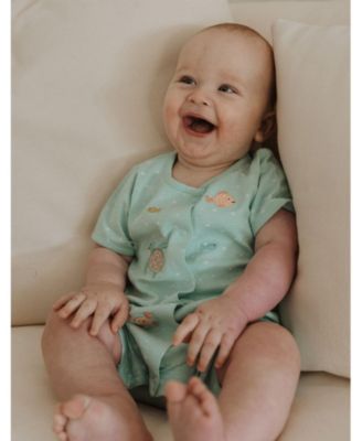 Baby Green Short Romper