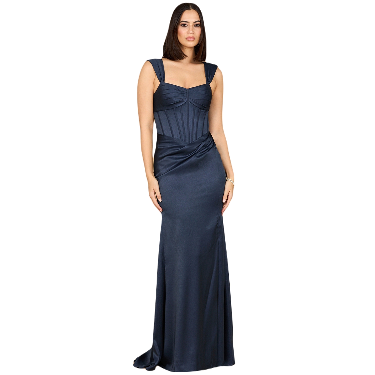 Women's Sleeveless Corset Gown - Twilight