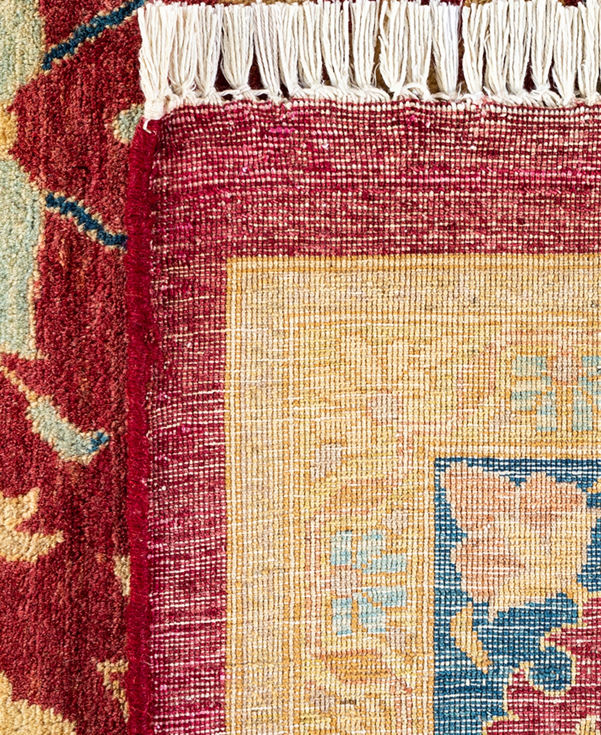 Adorn Hand Woven Rugs Mogul M1405 9'1''x11'10'' Area Rug In Red