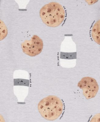 Baby Milk & Cookies Little Character Cotton Bodysuits & Pants, 3 Piece Set	