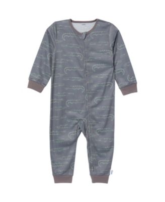 Baby Boys Footless Pajamas with Reverse Zipper, 3-Pack