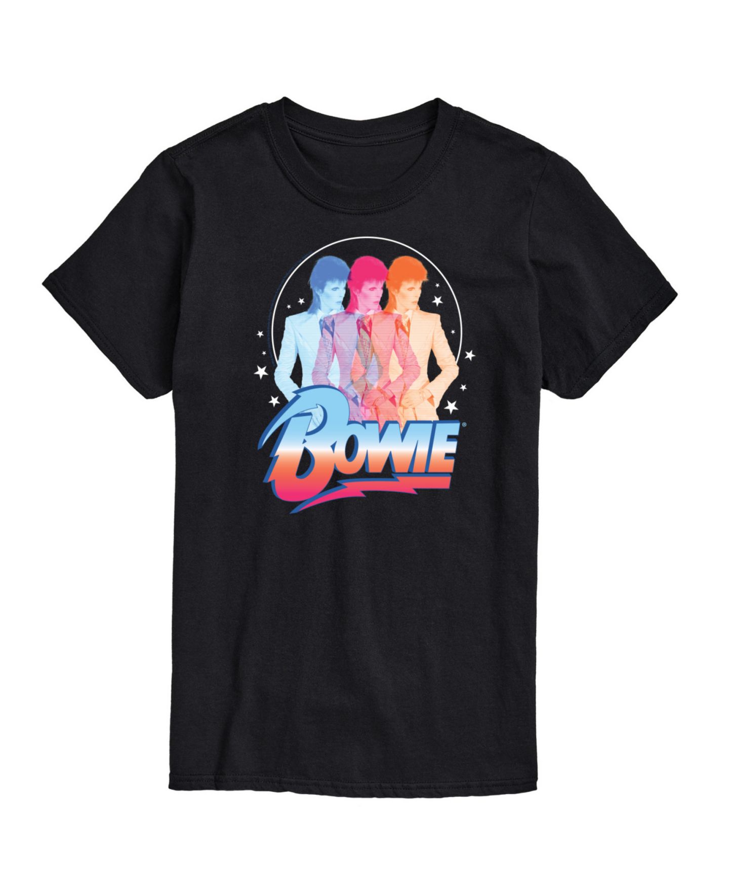 Мужская футболка AIRWAVES David Bowie Short Sleeve, цвет: Чёрный — фото 1