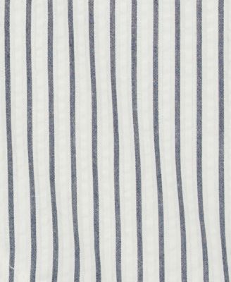 Baby Boys Striped One-Piece Polo Romper