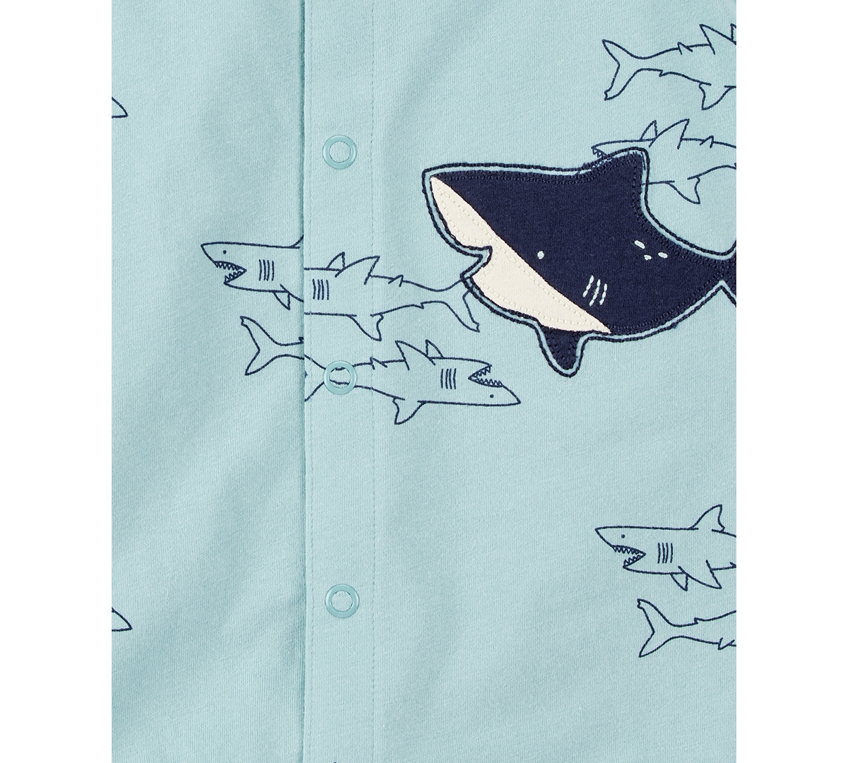 Shop Carter's Baby Boys Snap-up Cotton Romper