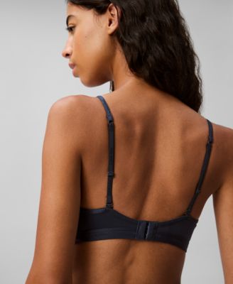 Women's Form To Body Lightly Lined Triangle Bralette QF6758