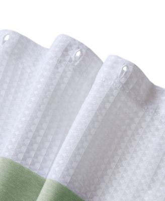 Spa Waffle 3M-Scotchgard™ Shower Curtain, 72" x  72"