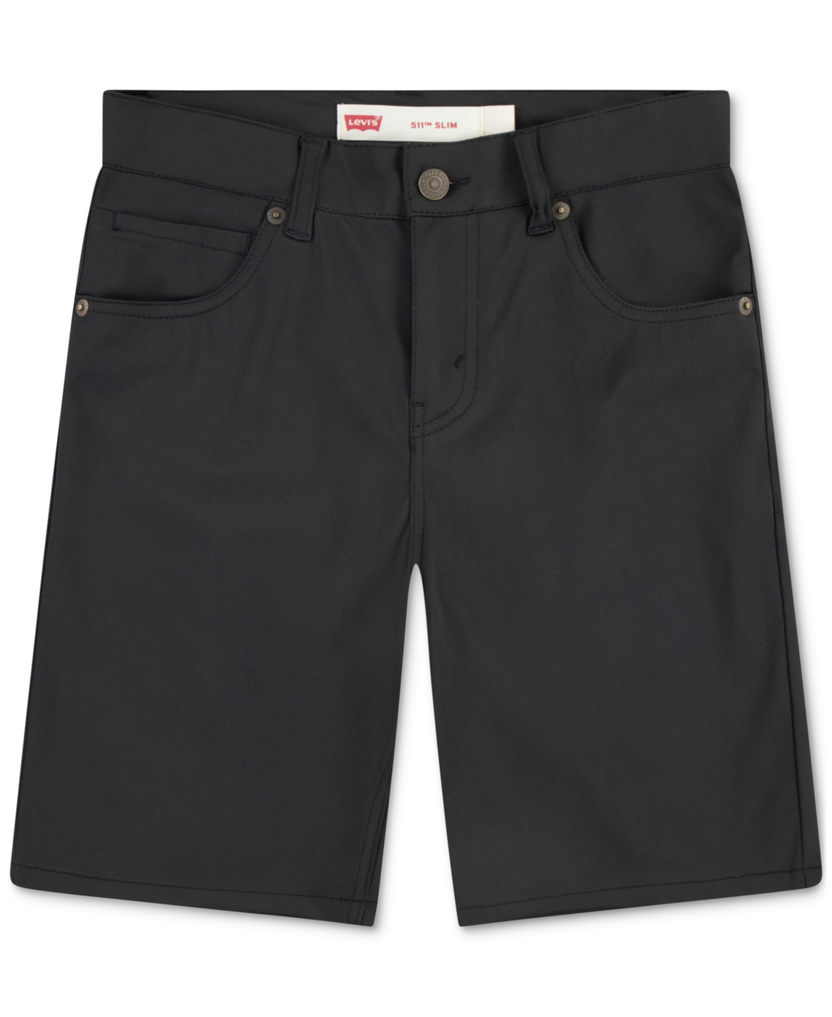 LEVI'S BIG BOYS 511 SLIM FIT PERFORMANCE STRETCH SHORTS 