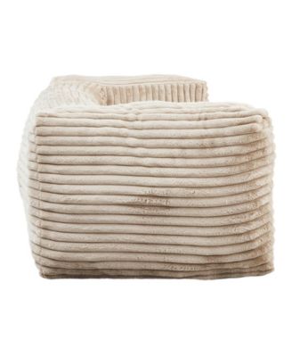 26" Corduroy Foam Bean Bag Sofa