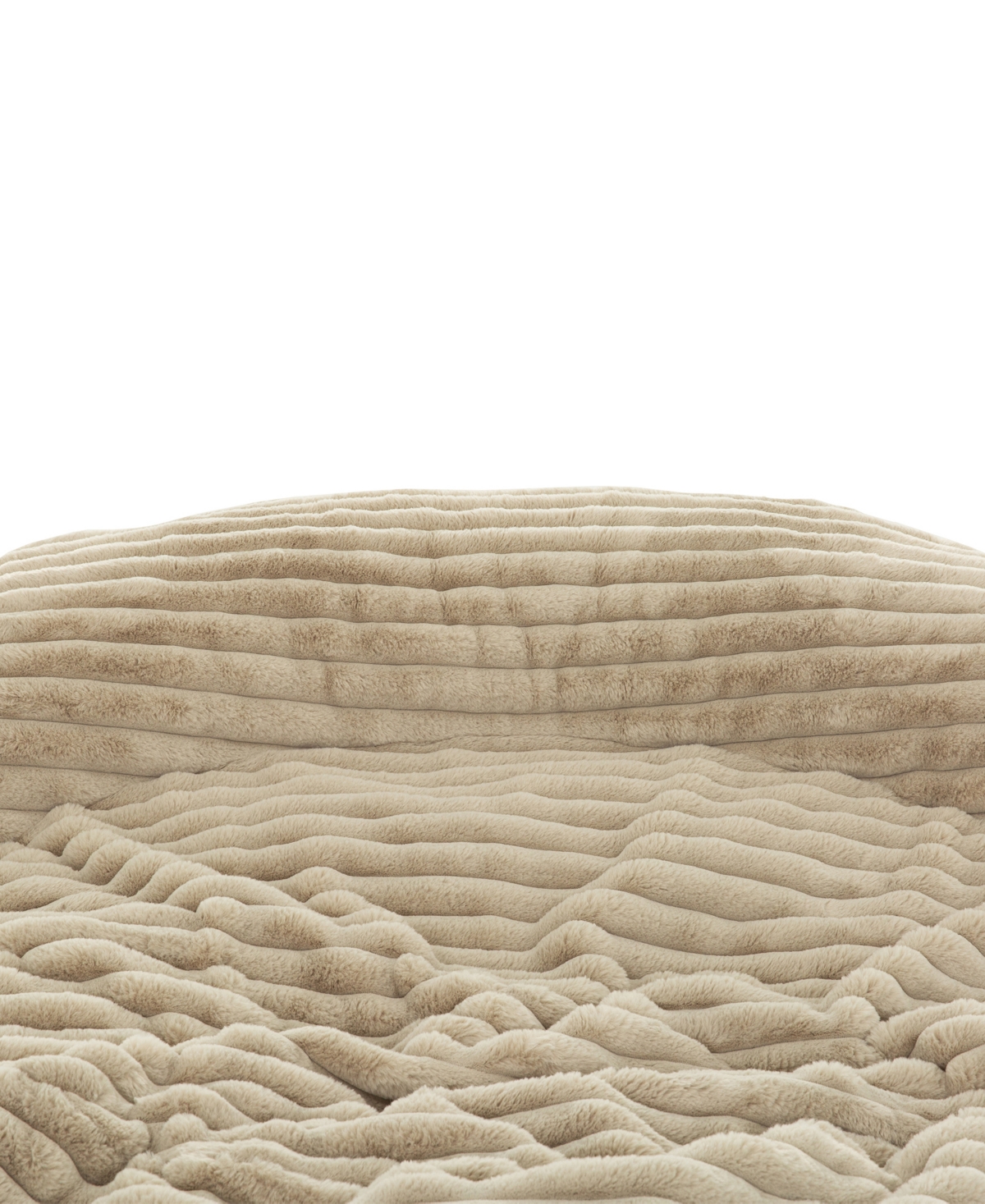 Primo International Teddy 2-in-1 Foam Bean Bag Chair In Sand